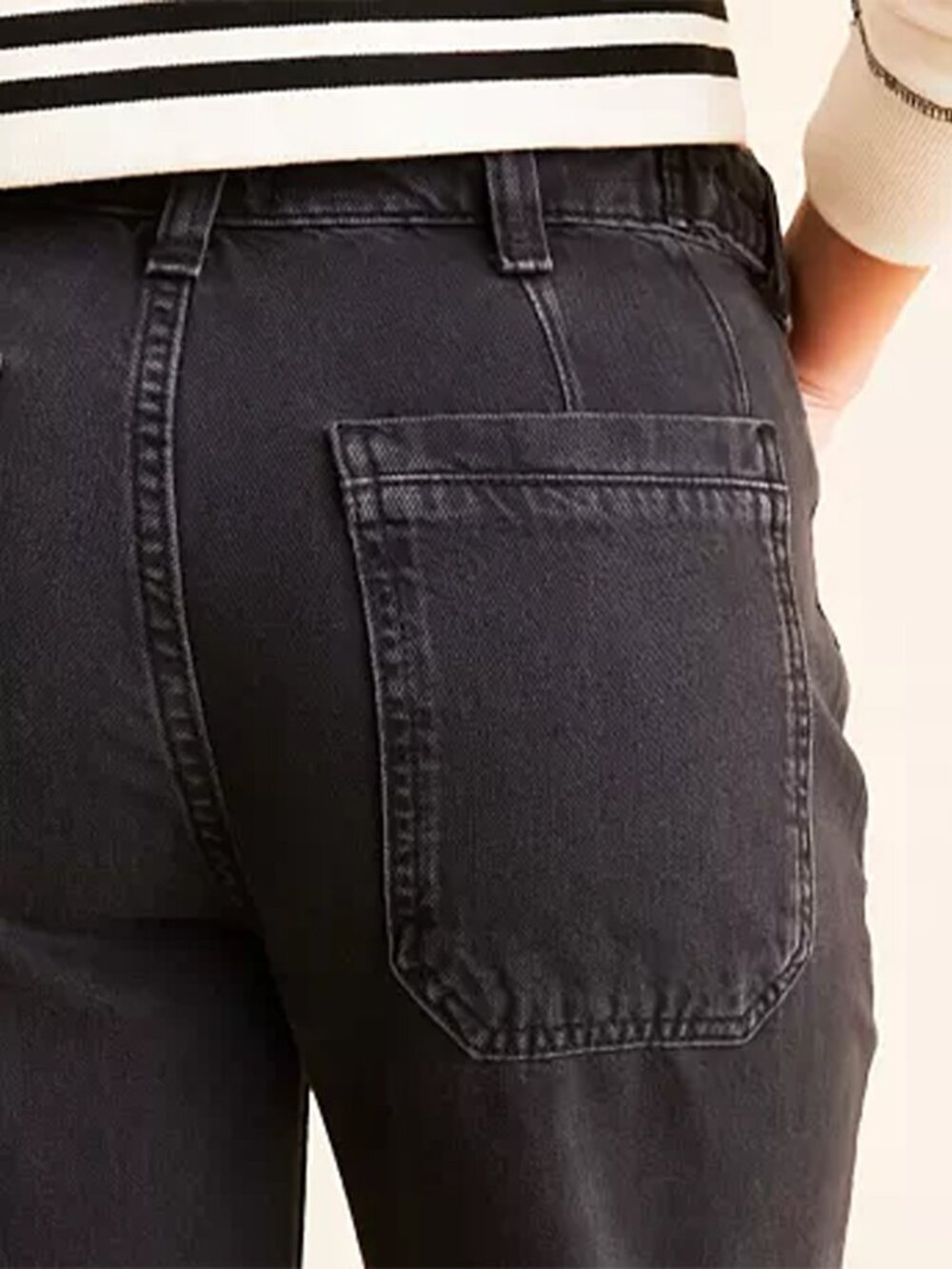 We The Free Palmer Cuffed Jeans in Black - Size 24 - Picture 10 of 13
